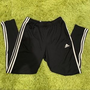 Adidas black track pants